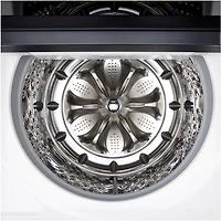 LG 6.3 Cu. Ft. High Efficiency Top Load Impeller Washer (WT8400CW) - Alpine White