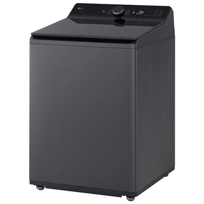 Laveuse à chargement par le haut haute efficacité de 6,1 pi³ de LG (WT8405CB) - Noir mat