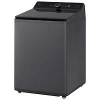 Laveuse à chargement par le haut haute efficacité de 6,1 pi³ de LG (WT8405CB) - Noir mat