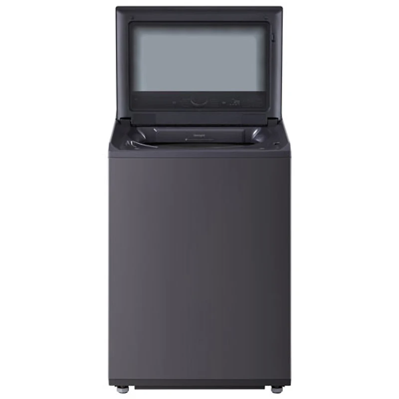 Laveuse à chargement par le haut haute efficacité de 6,1 pi³ de LG (WT8405CB) - Noir mat