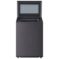 Laveuse à chargement par le haut haute efficacité de 6,1 pi³ de LG (WT8405CB) - Noir mat