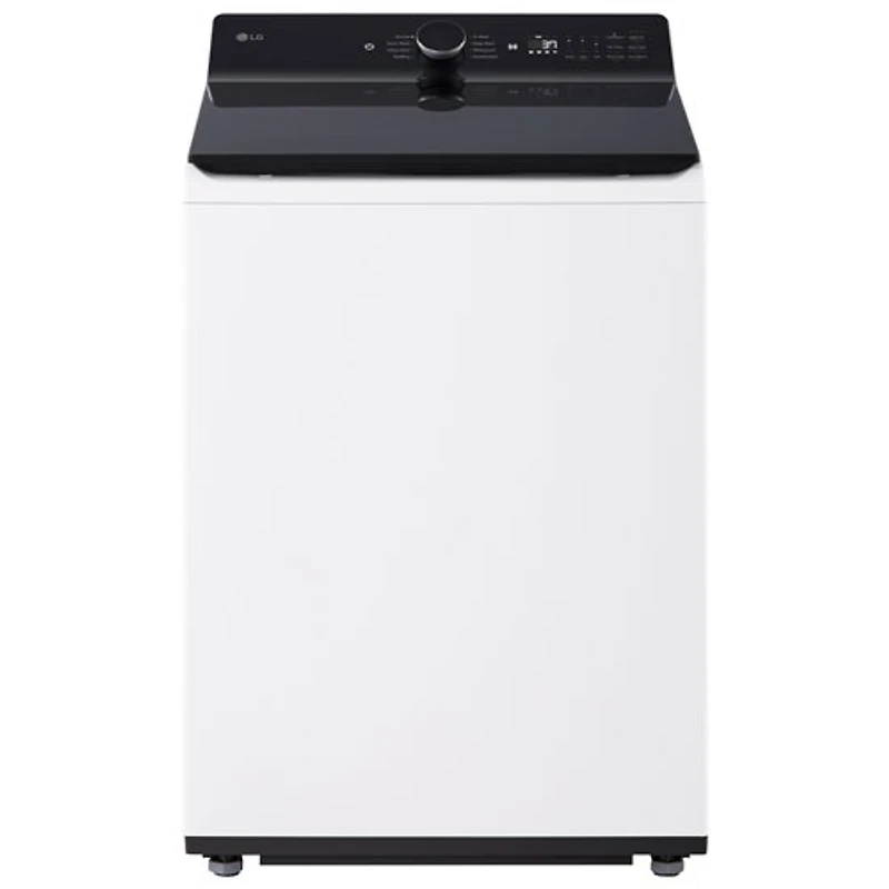 Laveuse à chargement par le haut haute efficacité de 6,1 pi³ avec agitateur de LG (WT8405CW) - Blanc alpin