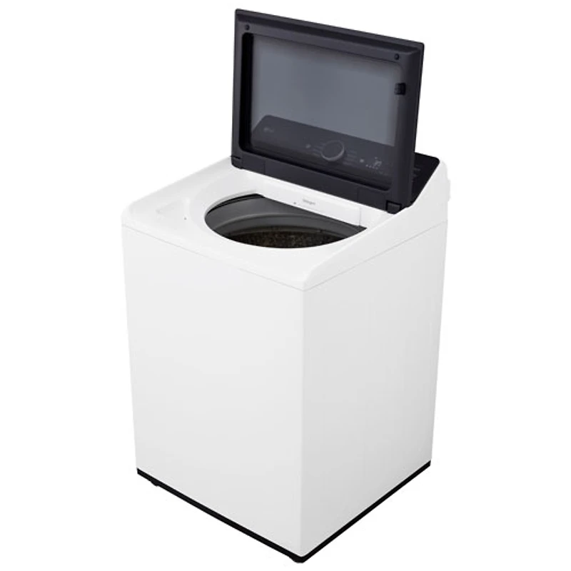 Laveuse à chargement par le haut haute efficacité de 6,1 pi³ avec agitateur de LG (WT8405CW) - Blanc alpin