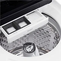 Laveuse à chargement par le haut haute efficacité de 6,1 pi³ avec agitateur de LG (WT8405CW) - Blanc alpin