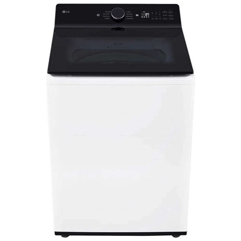 Laveuse à chargement par le haut haute efficacité de 6,1 pi³ avec agitateur de LG (WT8405CW) - Blanc alpin