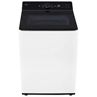 Laveuse à chargement par le haut haute efficacité de 6,1 pi³ avec agitateur de LG (WT8405CW) - Blanc alpin