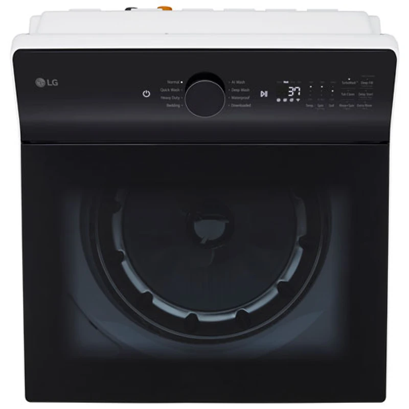 Laveuse à chargement par le haut haute efficacité de 6,1 pi³ avec agitateur de LG (WT8405CW) - Blanc alpin