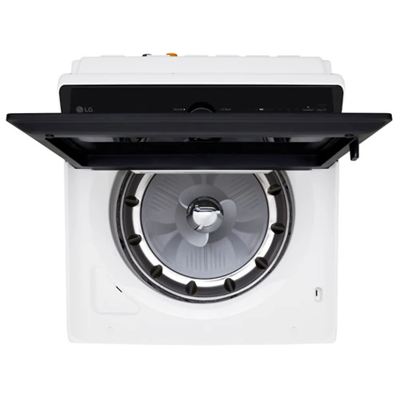 Laveuse à chargement par le haut haute efficacité de 6,1 pi³ avec agitateur de LG (WT8405CW) - Blanc alpin