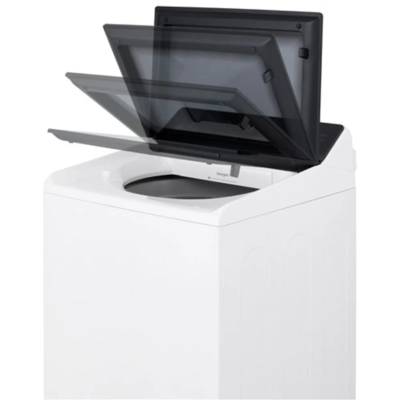 Laveuse à chargement par le haut haute efficacité de 6,1 pi³ avec agitateur de LG (WT8405CW) - Blanc alpin
