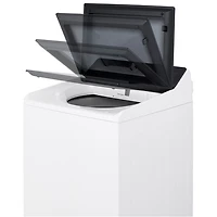 Laveuse à chargement par le haut haute efficacité de 6,1 pi³ avec agitateur de LG (WT8405CW) - Blanc alpin