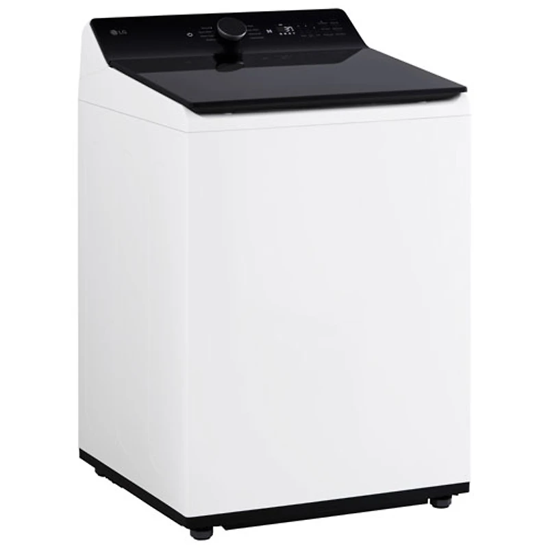 Laveuse à chargement par le haut haute efficacité de 6,1 pi³ avec agitateur de LG (WT8405CW) - Blanc alpin