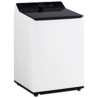 Laveuse à chargement par le haut haute efficacité de 6,1 pi³ avec agitateur de LG (WT8405CW) - Blanc alpin