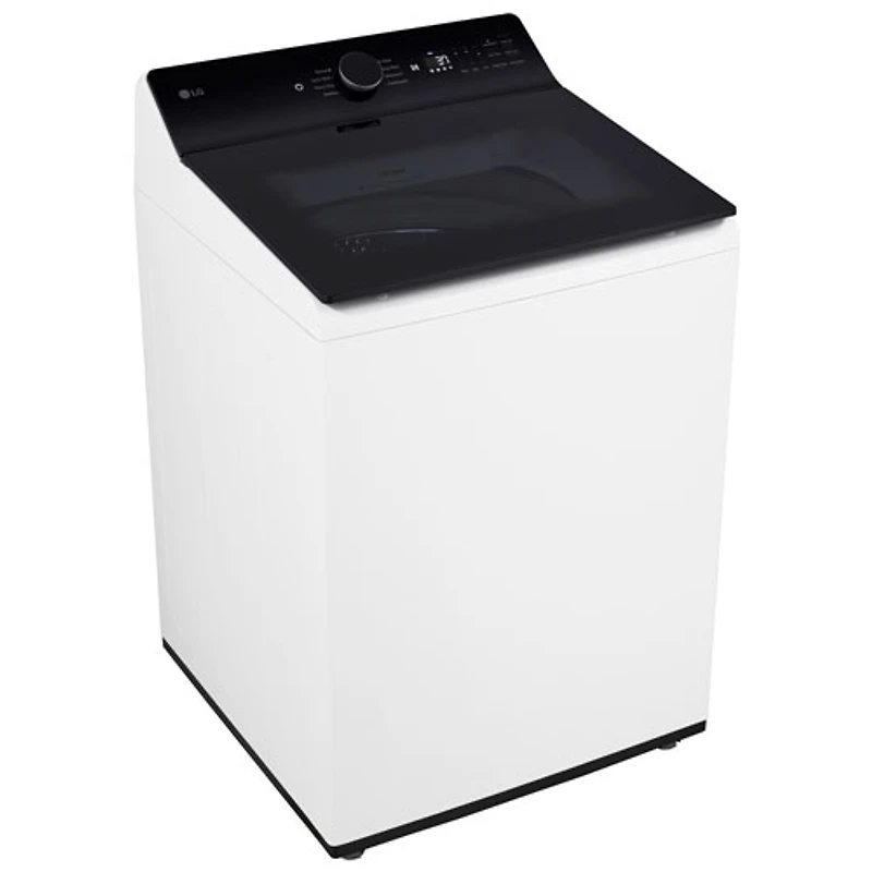 Laveuse à chargement par le haut haute efficacité de 6,1 pi³ avec agitateur de LG (WT8405CW) - Blanc alpin
