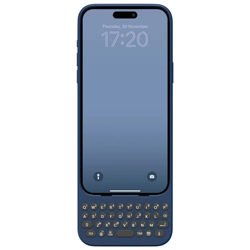 Clicks Keyboard Case for iPhone 15 Plus - Royal Ink