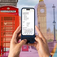 Clicks Keyboard Case for iPhone 15 Plus - Royal Ink