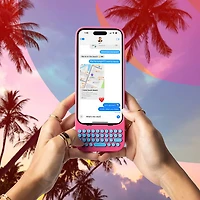 Clicks Keyboard Case for iPhone 15 Pro - Miami Beach