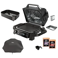 Ninja Woodfire ProConnect XL Outdoor Grill & Smoker with Premium Cover