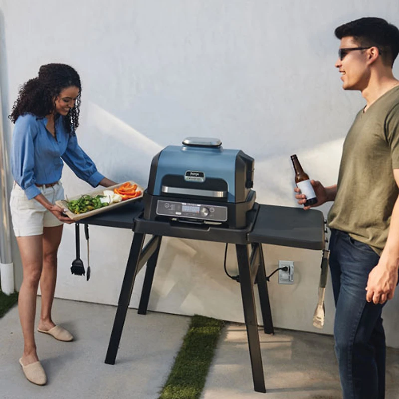 Ninja Woodfire ProConnect XL Outdoor Grill & Smoker with Premium Cover