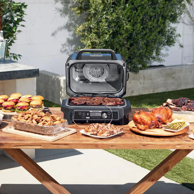 Ninja Woodfire ProConnect XL Outdoor Grill & Smoker with Premium Cover