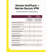 Norton AntiTrack (PC/Mac/iOS/Android) - 1 appareil - 1 an - Téléchargement numérique