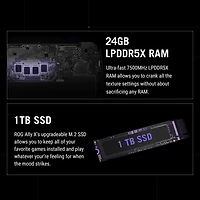 Console de jeu tactile 1080p ROG Ally X de 7 po d'ASUS (Ryzen Z1 Extreme d'AMD/RAM 24 Go/SSD 1 To/Windows 11 11/Xbox GamePass)
