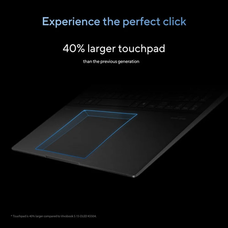 Portable DELO de 16 po VivoBook S 16 d'ASUS - Noir neutre (EVO Ultra 5 d'Intel - 125H/RAM 16 Go/SSD 512 Go)