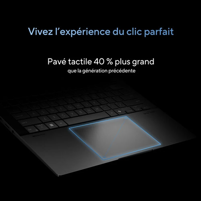 Portable DELO de 16 po VivoBook S 16 d'ASUS - Noir neutre (EVO Ultra 5 d'Intel - 125H/RAM 16 Go/SSD 512 Go)