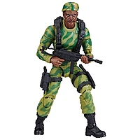 Hasbro G.I. Joe Classified Series - Figurine d'action de Sgt. Stalker dans un emballage-coque rétro