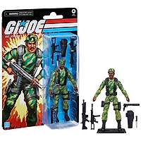 Hasbro G.I. Joe Classified Series - Figurine d'action de Sgt. Stalker dans un emballage-coque rétro
