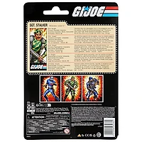 Hasbro G.I. Joe Classified Series - Figurine d'action de Sgt. Stalker dans un emballage-coque rétro