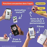 Appareil photo numérique Instax Pal de Fujifilm - Rose poudré