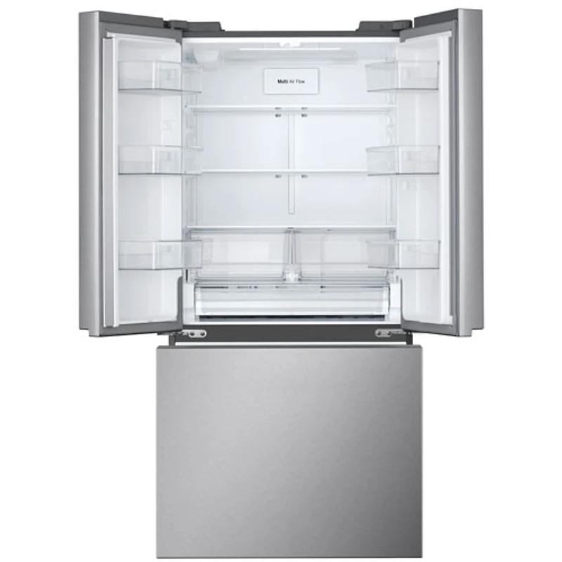 Réfrigérateur à 3 portes 25,1 pi³ 33 po avec machine à glaçons automatique de LG (LF25S6200S) - Inox