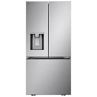 Réfrigérateur à 3 portes 24,5 pi³ 33 po avec distributeur d'eau et de glaçons de LG (LF25S6330S) - Inox
