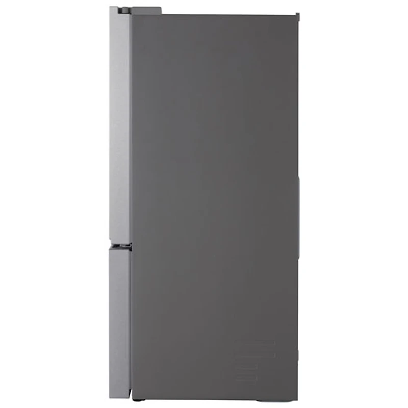 Réfrigérateur à 3 portes 24,5 pi³ 33 po avec distributeur d'eau et de glaçons de LG (LF25S6330S) - Inox