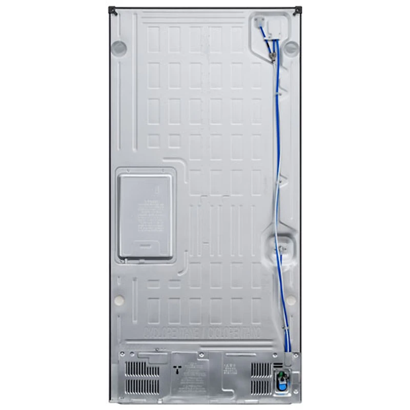 Réfrigérateur à 3 portes 24,5 pi³ 33 po avec distributeur d'eau et de glaçons de LG (LF25S6330S) - Inox