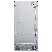 Réfrigérateur à 3 portes 24,5 pi³ 33 po avec distributeur d'eau et de glaçons de LG (LF25S6330S) - Inox