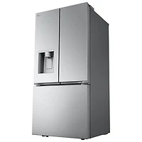 Réfrigérateur à 3 portes 24,5 pi³ 33 po avec distributeur d'eau et de glaçons de LG (LF25S6330S) - Inox