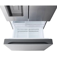 Réfrigérateur à 3 portes 24,5 pi³ 33 po avec distributeur d'eau et de glaçons de LG (LF25S6330S) - Inox