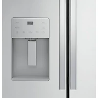GE 36" 20.6 Cu. Ft. French Door Refrigerator with Ice Dispenser (GYE21JYMFS) - Stainless Steel