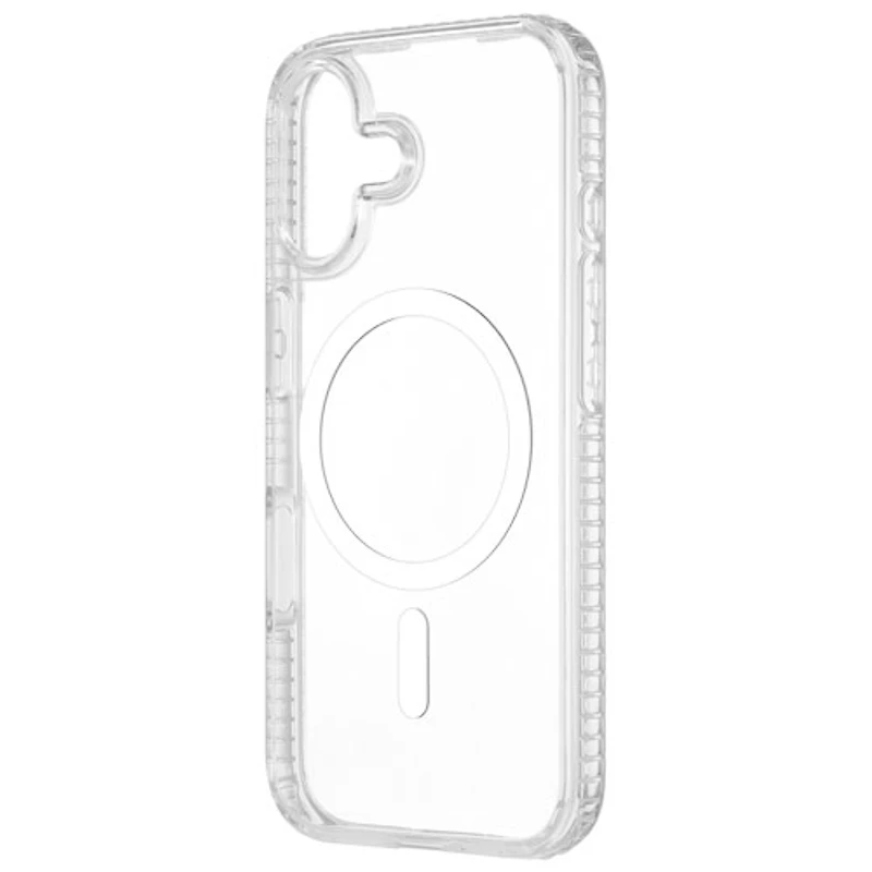 Insignia Fitted Hard Shell Case for iPhone 16 - Clear - Only at Best Buy