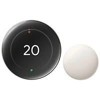 Thermostat intelligent Wi-Fi Nest Learning de Google (4e génération) - Argent poli