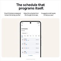 Thermostat intelligent Wi-Fi Nest Learning de Google (4e génération) - Argent poli
