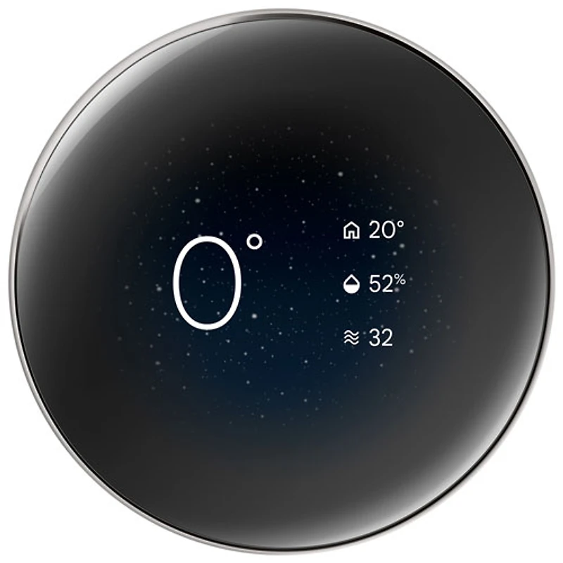 Thermostat intelligent Wi-Fi Nest Learning de Google (4e génération) - Argent poli