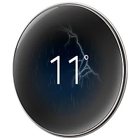 Thermostat intelligent Wi-Fi Nest Learning de Google (4e génération) - Argent poli