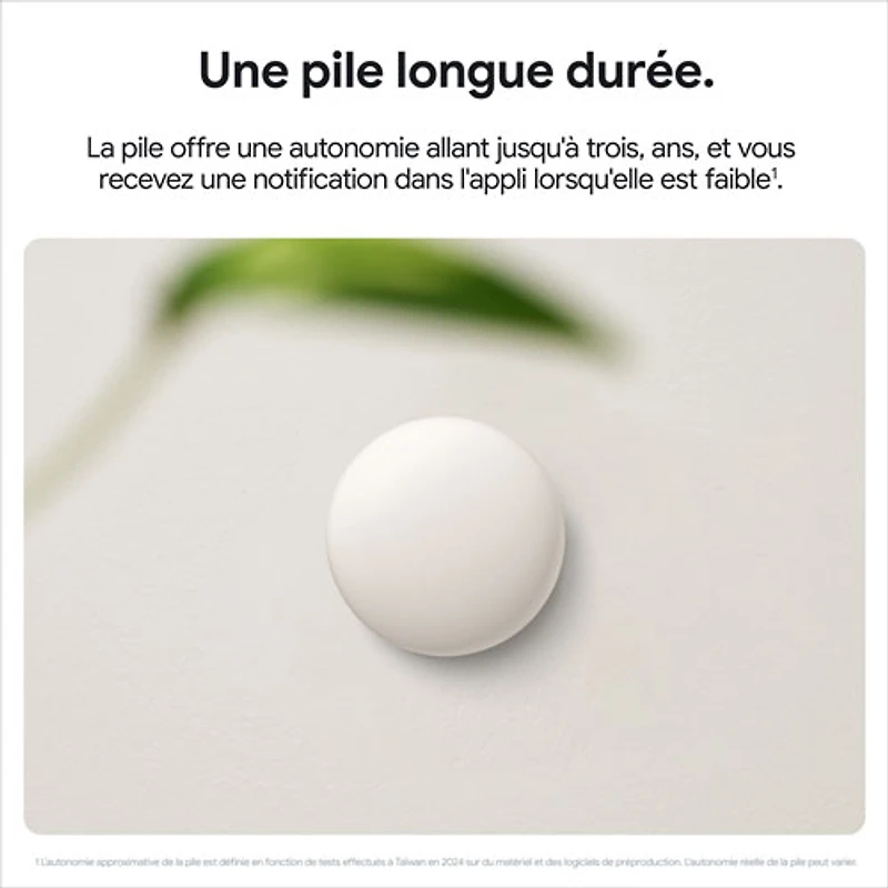 Capteur de température Nest de Google (2e génération) - Porcelaine