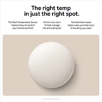 Capteur de température Nest de Google (2e génération) - Porcelaine