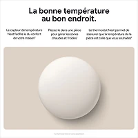 Capteur de température Nest de Google (2e génération) - Porcelaine