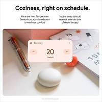 Capteur de température Nest de Google (2e génération) - Porcelaine