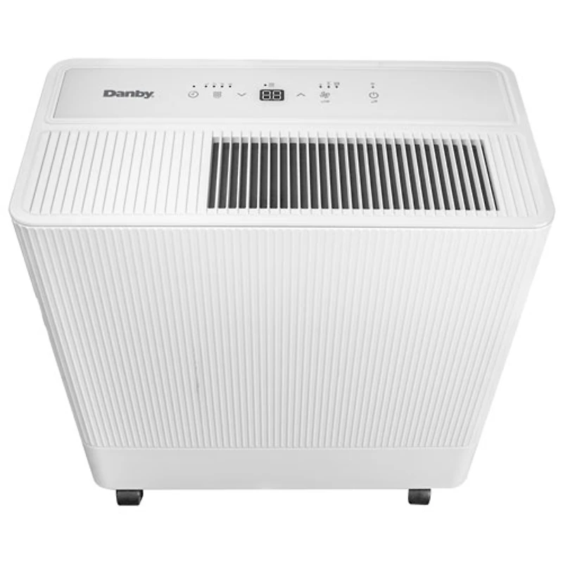 Déshumidificateur de Danby avec déshumidification intelligente et Wi-Fi - 50 chopines - Blanc