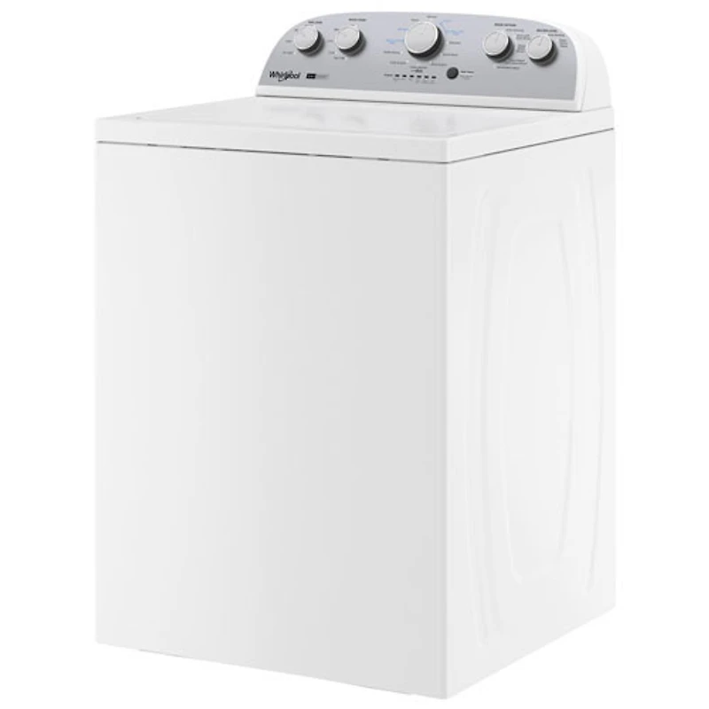 Boîte ouverte - Laveuse à chargement par le haut HE de 4,5 pi³ de Whirlpool (WTW4957PW) - Blanc - Endommagé